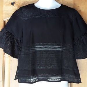 Ann taylor black blouse